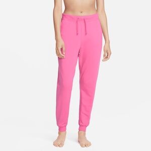 Nike Yoga Luxe 7/8 Fleece Jogger Pants in Pink Women’s Size Large Athletic Pants